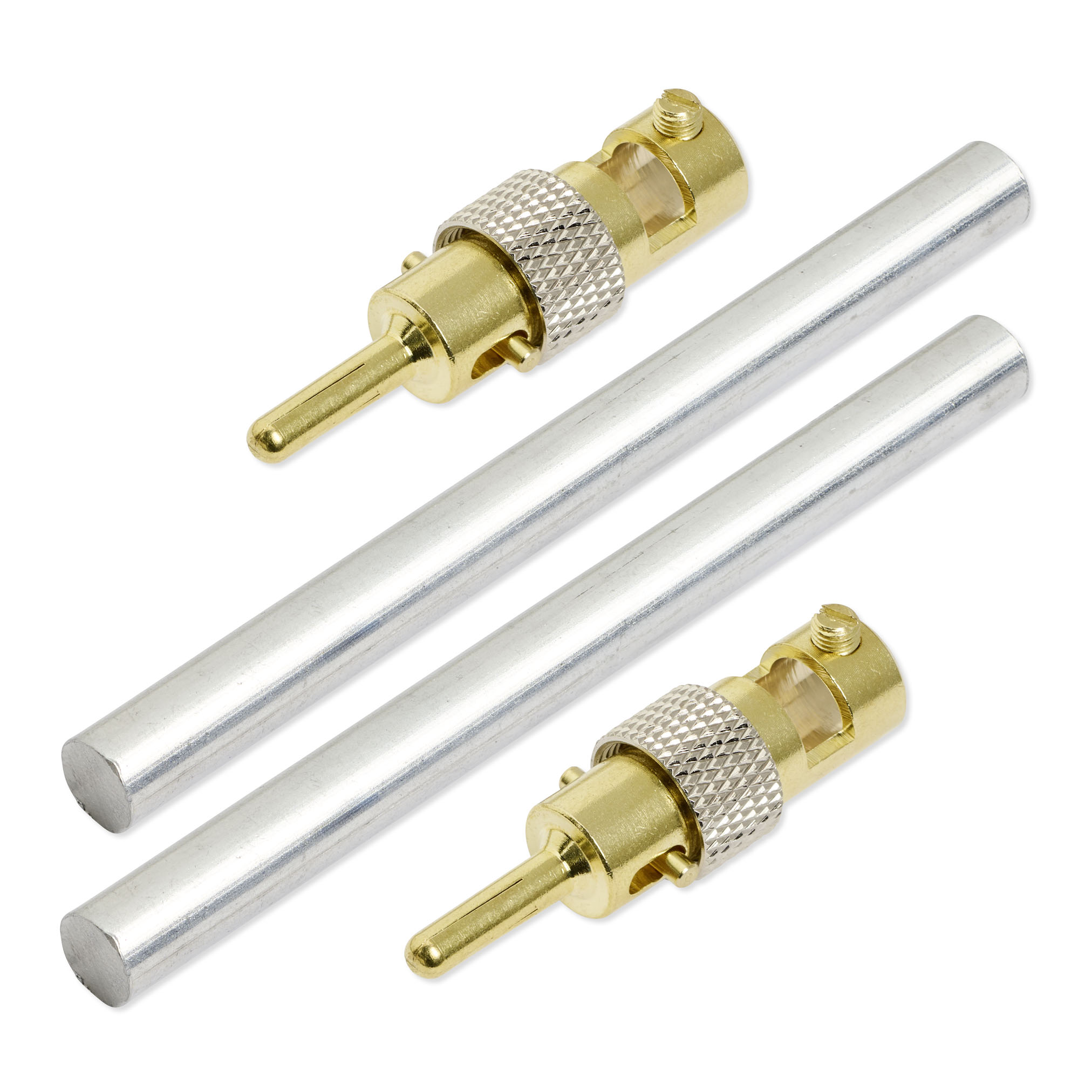 Aluminium_100x8mm_2Stecker Aluminium Elektroden – Bild 1