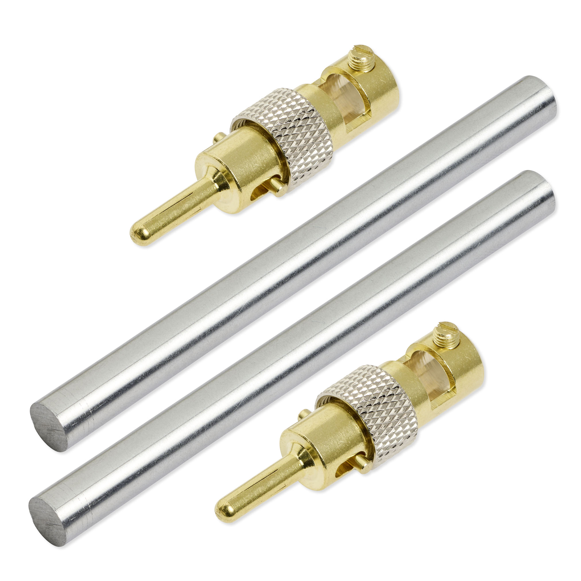 Chrom_100x8mm_2Stecker Chrom Elektroden – Bild 1