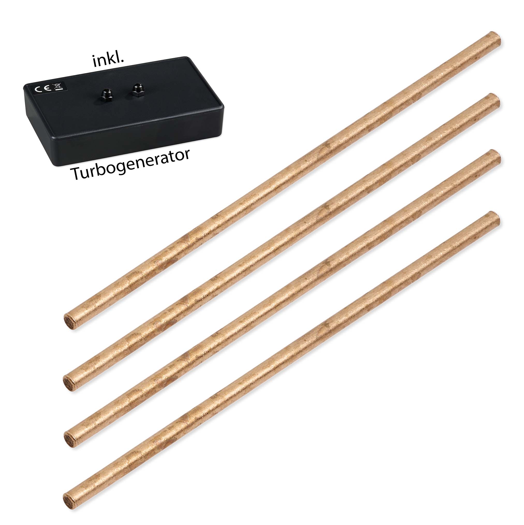 Kupfer-4x_82x2,5mm+Turbo Kupfer Elektroden + 1 Turbogenerator – Bild 1