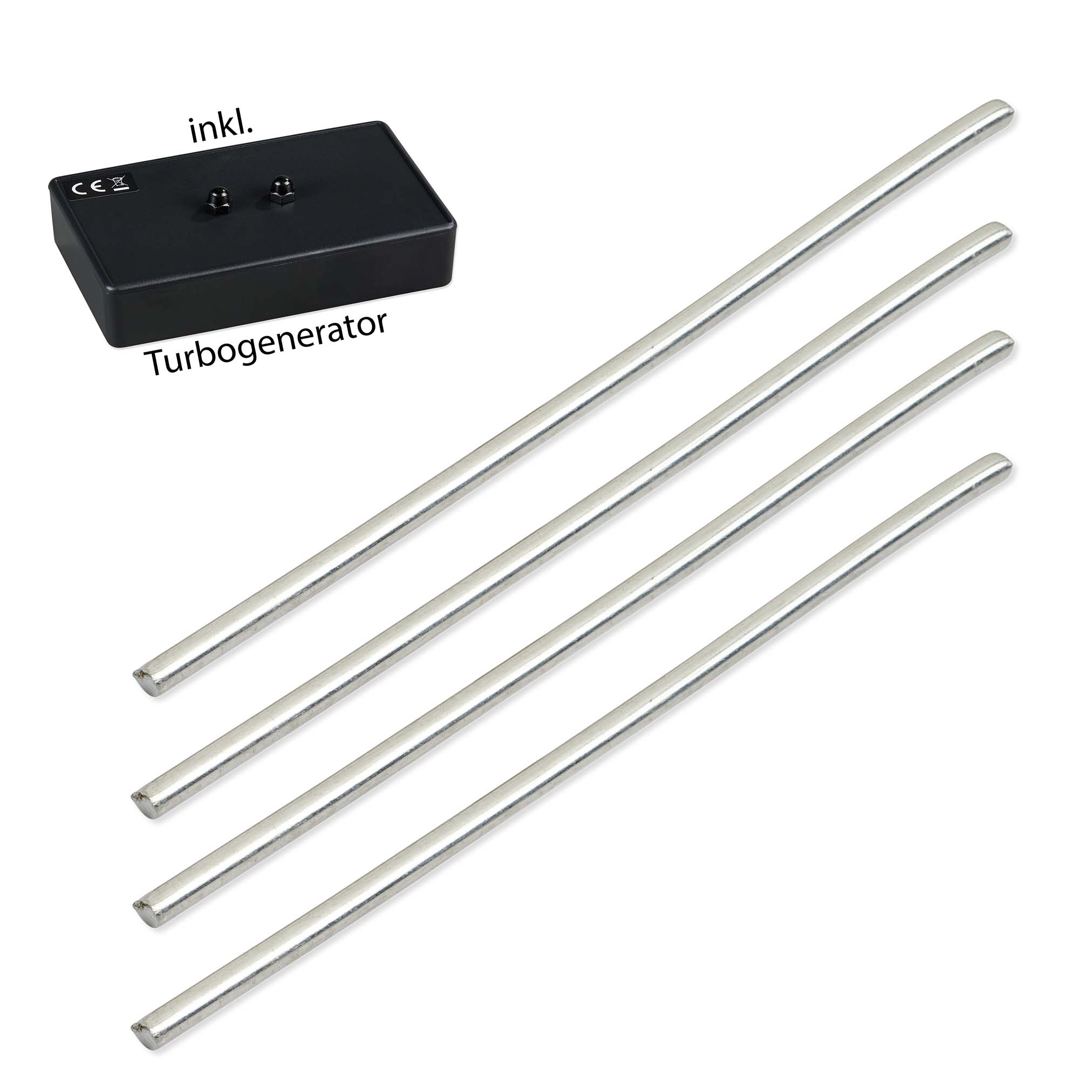 Zink-4x_82x2,5mm+Turbo Zink Elektroden + 1 Turbogenerator – Bild 1