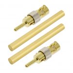 Gold Elektroden 8,2 cm x 8,0 mm (1 Paar)