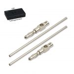 Zink Elektroden 8,2 cm x 2,5 mm (1 Paar) mit Turbogenerator 6.0