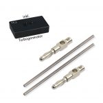 Molybdän Elektroden 8,2 cm x 2,5 mm (1 Paar) mit Turbogenerator 6.0