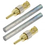 Vanadium Elektroden 8,2 cm x 8,0 mm (1 Paar)