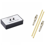 Gold Elektroden 8,2 cm x 2,5 mm (1 Paar) mit Katalysatorengenerator