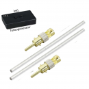 Aluminium Elektroden 8,2 cm x 2,5 mm (1 Paar) mit Turbogenerator 6.0