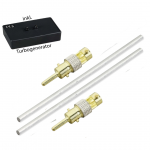 Aluminium Elektroden 8,2 cm x 2,5 mm (1 Paar) mit Turbogenerator 6.0