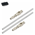 Vanadium Elektroden 8,2 cm x 2,5 mm (1 Paar) mit Turbogenerator 6.0