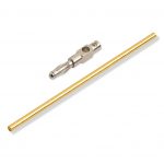 Gold Elektroden 8,2 cm x 2,5 mm (1 Stab)