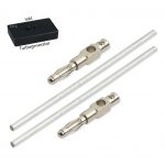 Aluminium Elektroden 8,2 cm x 2,5 mm (1 Paar) mit Turbogenerator 6.0