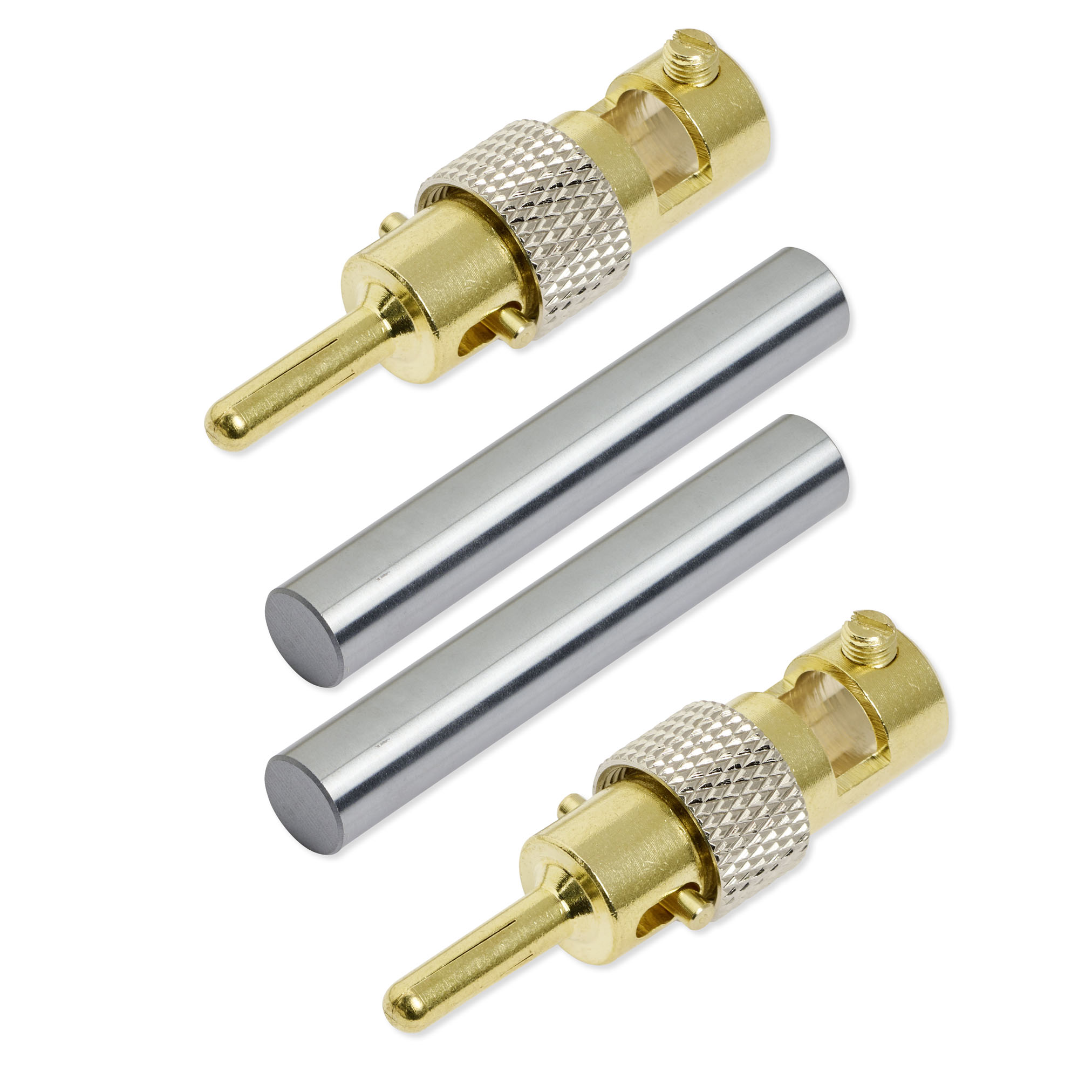 Silizium_50x8mm_2Stecker Silizium Elektroden 5,0 cm x 8,0 mm (1 Paar) – Bild 1