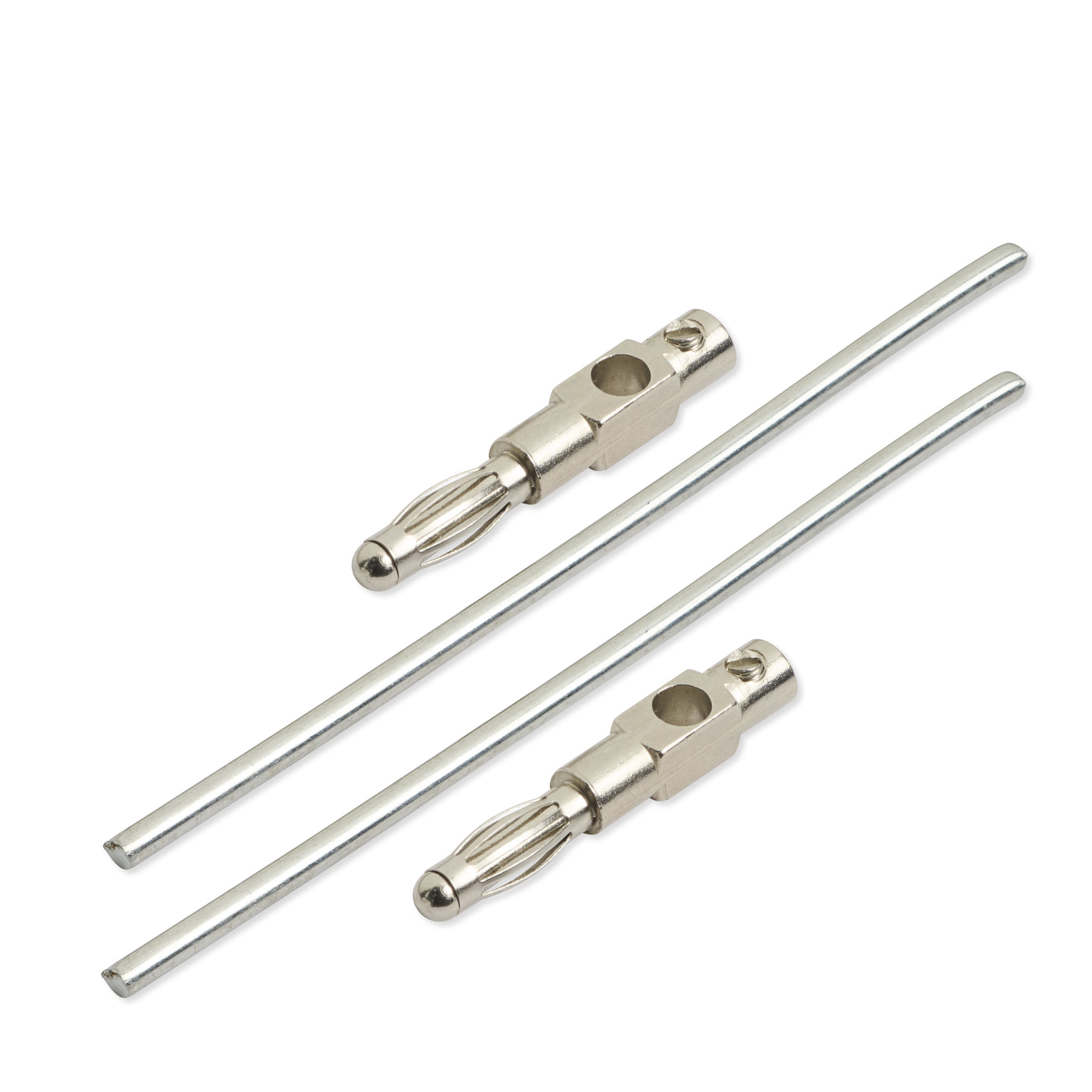 Zink_82x2,5mm_2Stecker Zink Elektroden 8,2 cm x 2,5 mm (1 Paar) – Bild 1