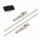 Zinn Elektroden 8,2 cm x 2,5 mm (1 Paar) mit Turbogenerator 6.0