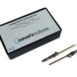 Gold Elektroden 4,1 cm x 2,5 mm (1 Paar) mit Katalysatorengenerator