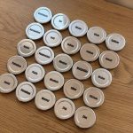 Twist Deckel für Flaschen, Farbe silber, Aufdruck je Element, 25 Stück