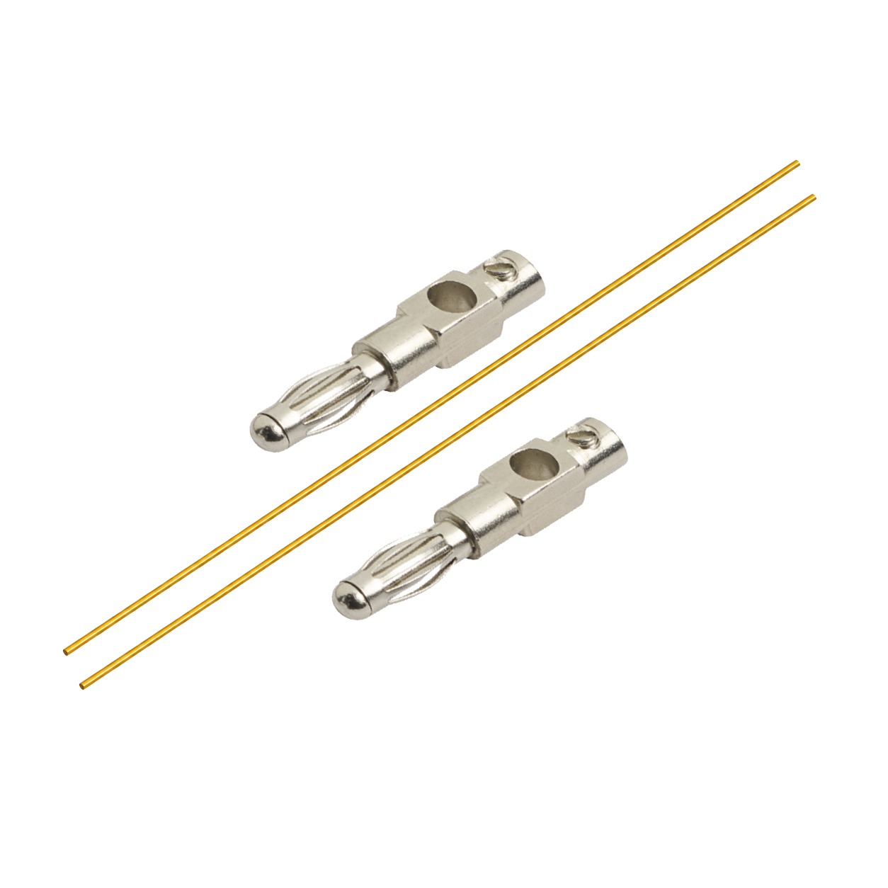 Gold Elektroden 8,2cm x 0,5mm Gold Elektroden 8,2 cm x 0,5 mm (1 Paar) – Bild 1