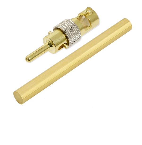 Gold_82x8mm_1-Stab Gold Elektroden 8,2 cm x 8,0 mm (1 Stab) – Bild 1