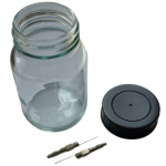 Iridium Elektroden 2,7 cm x 0,5 mm (1 Paar) inkl. Flasche 250 ml