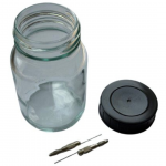 Iridium Elektroden 2,7 cm x 1,0 mm (1 Paar) inkl. Flasche 250 ml