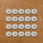 Twist Deckel für Flaschen, Farbe silber, Aufdruck Platin, 20 Stück