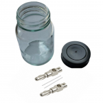 Platin Elektroden 2,7 cm x 0,5 mm (1 Paar) inkl. Flasche 250 ml