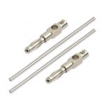 Rhodium Elektroden 8,2 cm x 2,5 mm (1 Paar)