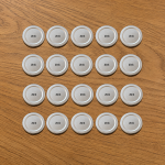 Twist Deckel für Flaschen, Farbe silber, Aufdruck   Zink, 20 Stück