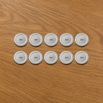 Twist Deckel für Flaschen, Farbe silber, Aufdruck Zinn, 10 Stück